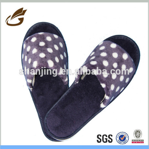 household pedicur embroidery cotton terri women slippers