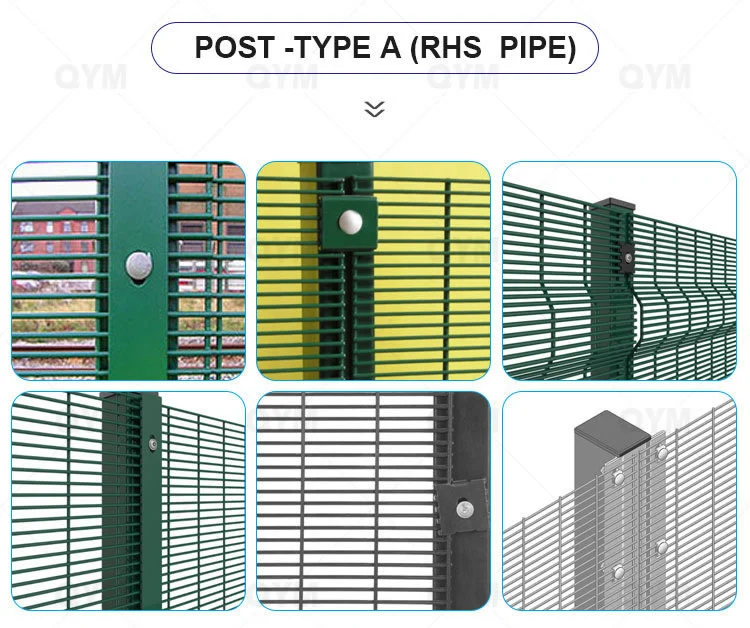 358 Anti Climb High Security Fence /Prison Razor Wire on Top Fence