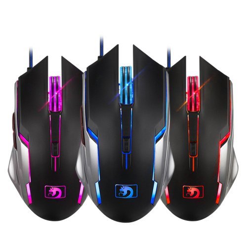 Wired gaming luminous colorful mouse