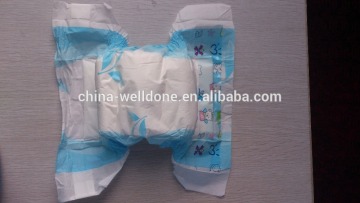 Super dry sunny PP tape disposable cheap baby diaper