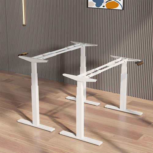 Electric Adjustable Height Desk With Keyboard Tray