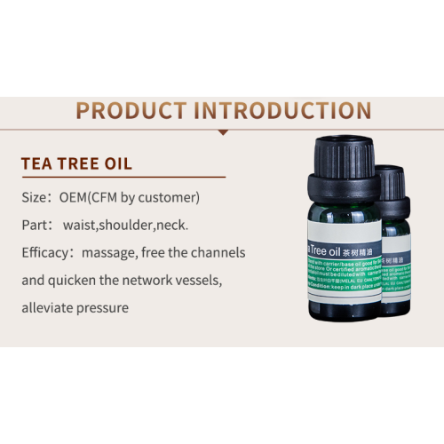 100% Pure Natural Tea Tree( Melaleuca Alternifolia) Oil