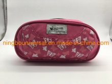 Pink Butterfly Printing Cosmetic Bag Makeup Bag