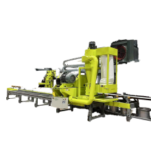 Aluminum Profile Automatic Traction Band Saw PLC Control