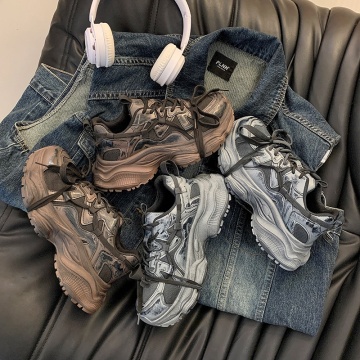 2025 Women's Retro Lightweight Platform Dad Sneakers