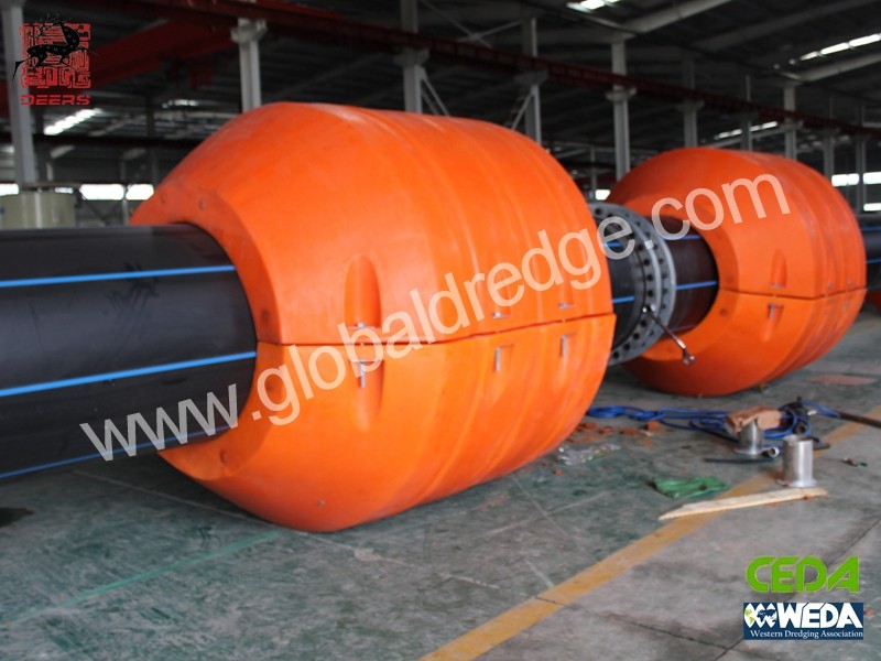 Popular HDPE Pipes With Steel Fange For DREDGING