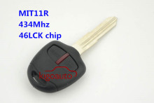 Auto remote key 2button 434Mhz MIT11 with 46LCK chip for Mitsubishi remote key
