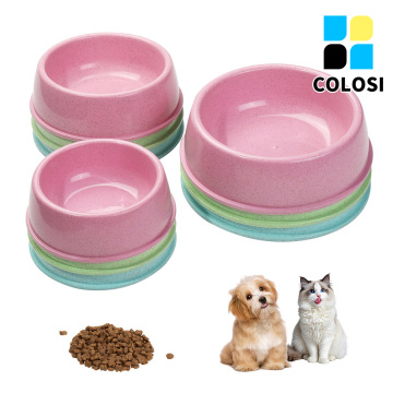 Plastic pet feeding bowls