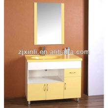 High Quality PVC Lavatory Basin Cabinet, Ceramic Basin