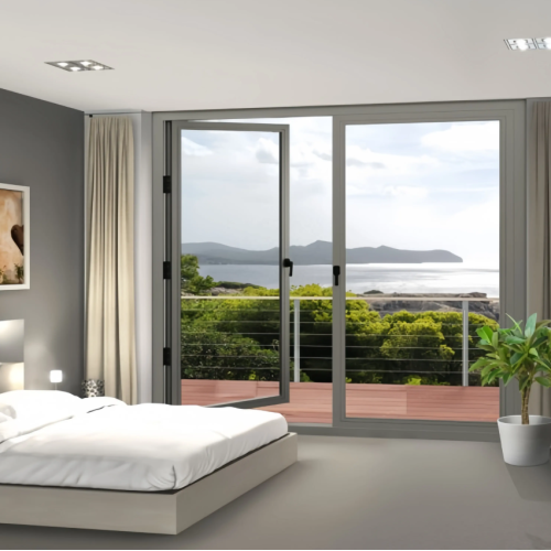 Slimline Aluminum Casement Doors