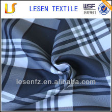 Lesen Textile satin check peach skin for making bed sheets