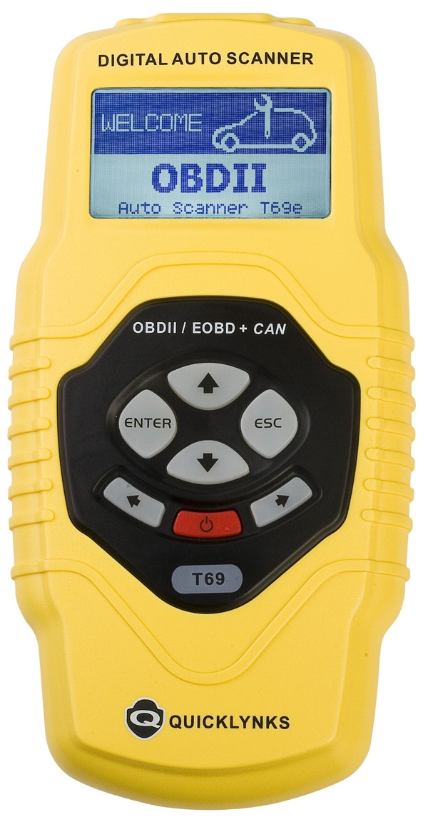 OBD2/EOBD ecu car programming tools/ auto code scanner T69-5 languages, live data graph and data print out