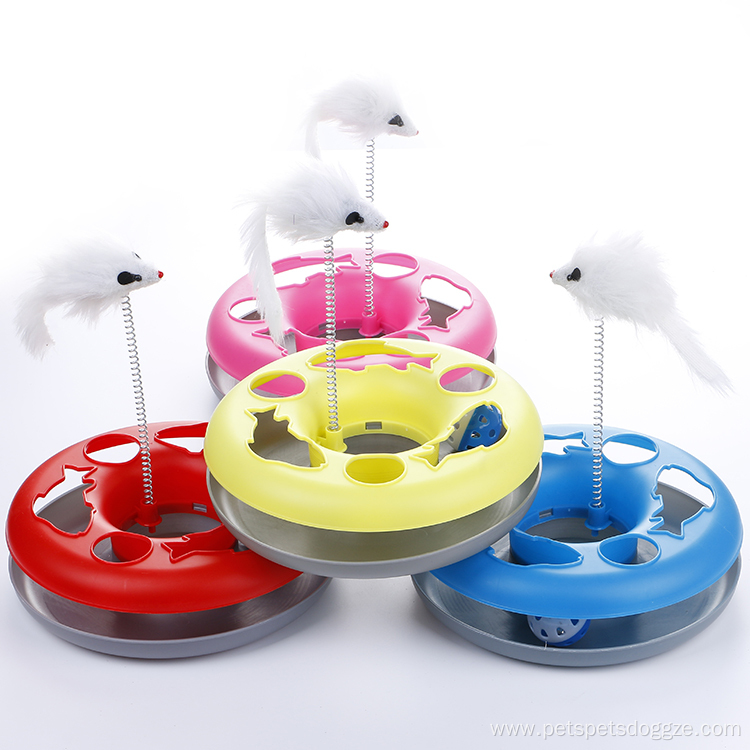 Cat Toys Turntable Tower of Tracks Interactive toy