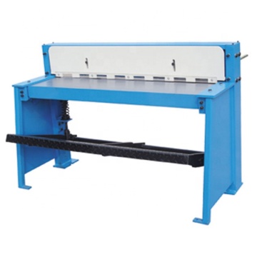 Manual Treadle Guillotine Shearing Machine for Sheet Metal Industries