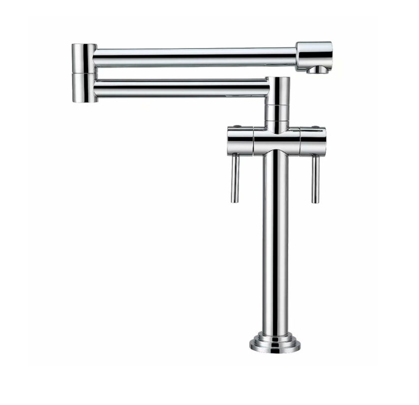 Black Retractable Kitchen Faucet