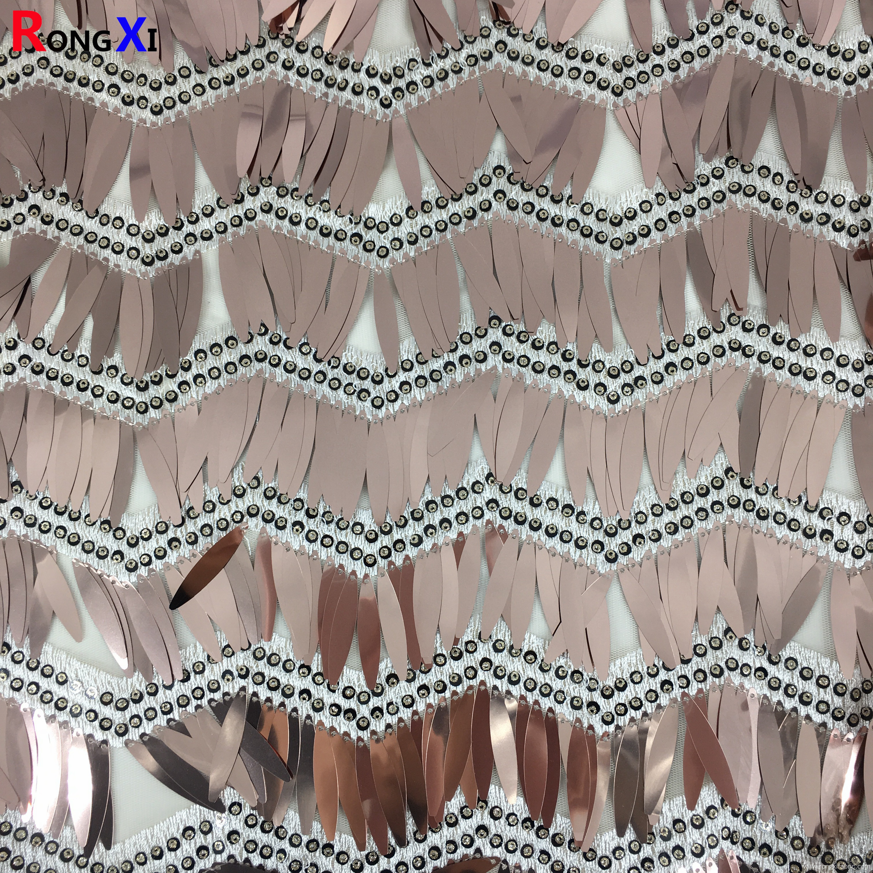 Multifunctional Teal Sequin Fabric For Wholesales