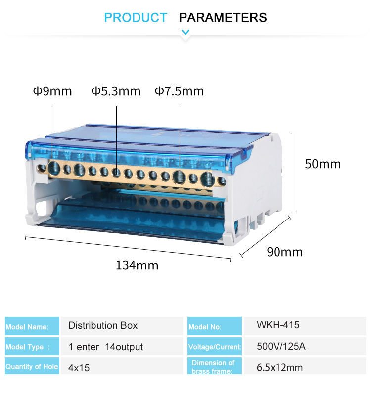 distribution block in Terminal Blocks