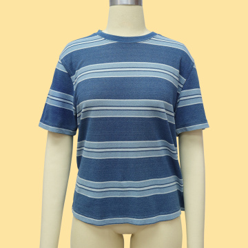 Striped loose t shirt for women