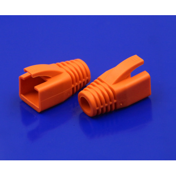 RoHS Compliant RJ45 PVC Connector Boot Rangkaian Colorful