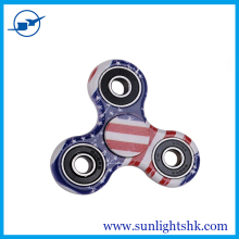 Fidget Toy Hand Spinner Camouflage, Stress Reducer Relieve Anxiety and Camo (Flag Color)
