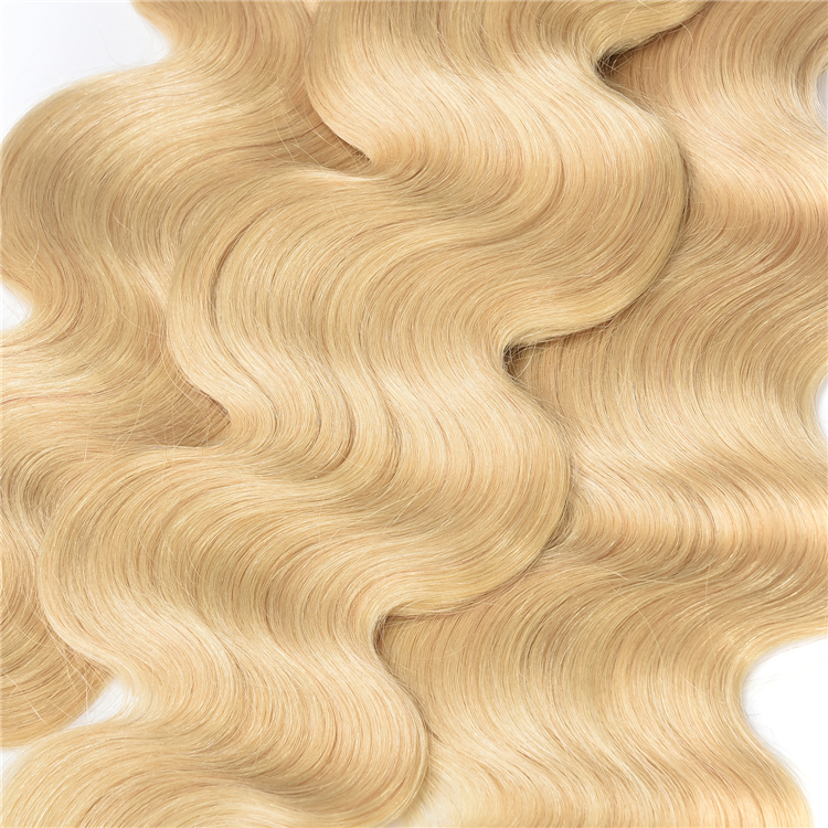 Peruvian Hair Dubai Bulk Hair 1B/613# Ombre Blonde Body Wave Cuticle Aligned Raw Brazilian Hair Bundles