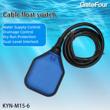 Blue six-meter float liquid level switch KYN-m15-6