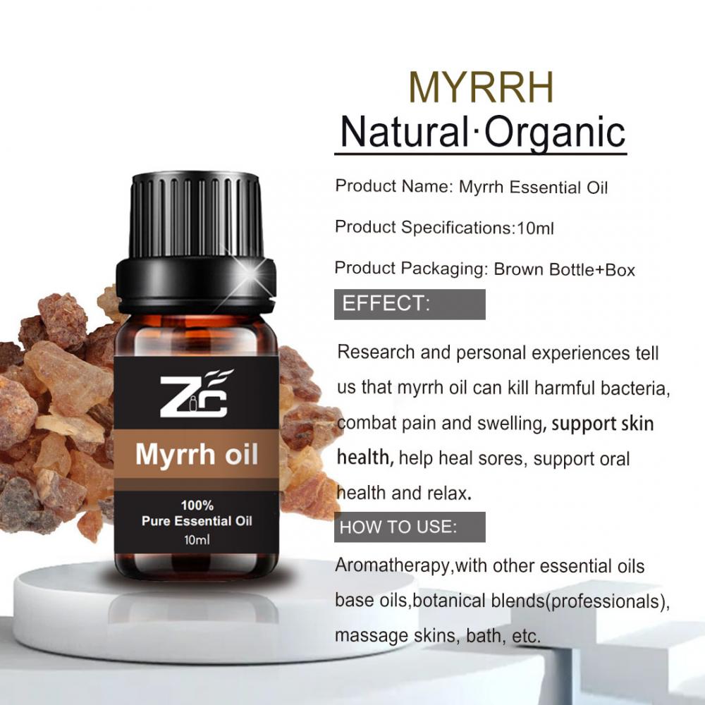 Myrrh Myrrh น้ำมันหอมระเหยเครื่องสำอางนวด OEM OEM