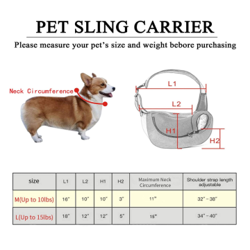 Hands GRATIS PET SLING CARRIER