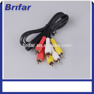 3.5mm Stereo male Mini Jack to 3 Male RCA Plug Adapter Audio Cable