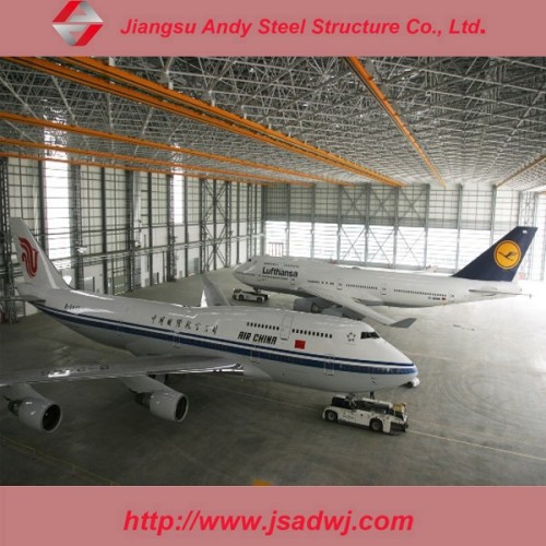 Prefab steel hangar project for sale