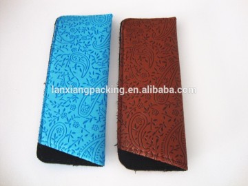 PU Reading Glasses Pouch/Eyeglasses Pouch with Printing