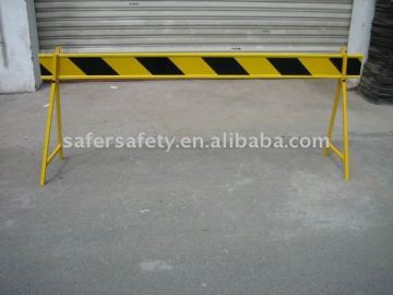 Plastic queuing barrier