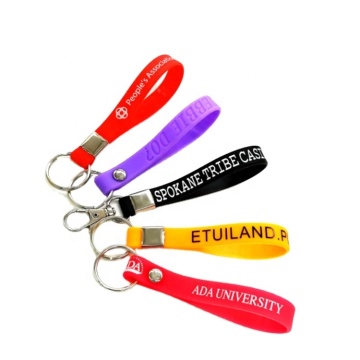 Free Design Cheap Silicone Keychains, Key Rings & Holders