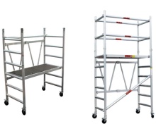 6 feet Multi-function Mobile Scaffold Aluminum Folding Scaffold