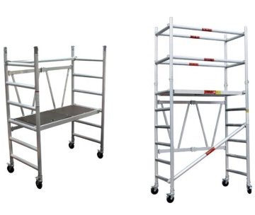6 feet Multi-function Mobile Scaffold Aluminum Folding Scaffold