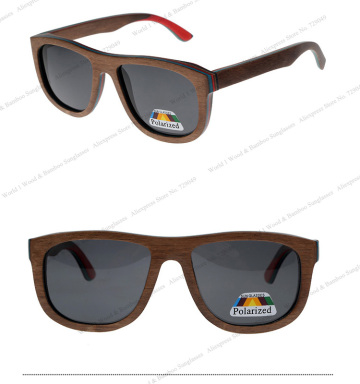 Skateboard 4147 style wood polarized lens classic man and woman unengraved OEM sunglasse