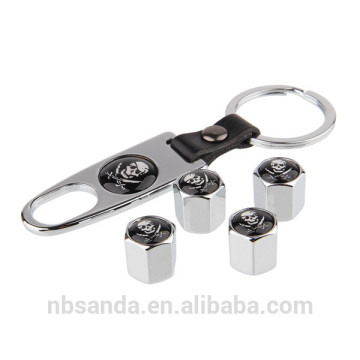 customized logo valve cap & key chain