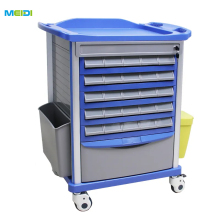 ABS Plastic Treatment Trolley Medicine Emergency Cart