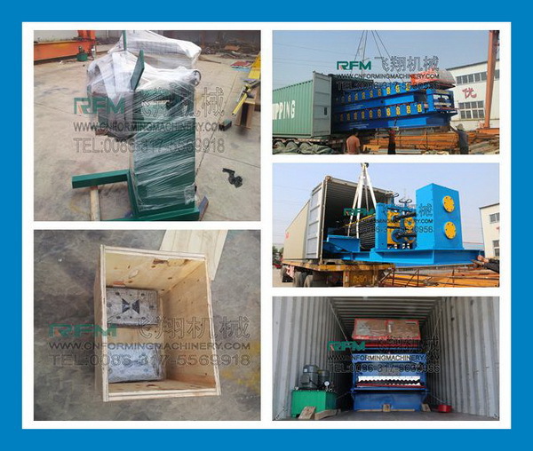 Hebei Feixiang perforated roller shutter door machine