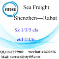 Shenzhen Port LCL konsolidering till Rabat