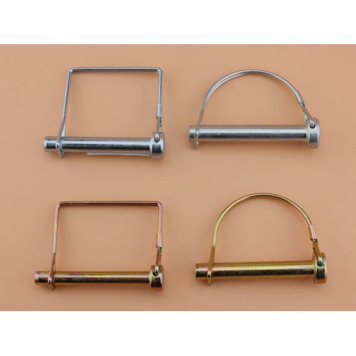 Zinc yellow Round Wire lock pin for linkage