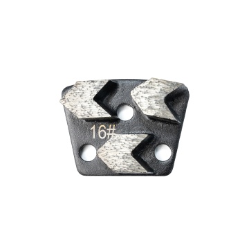 3 Segment Arrow Trapezoid Diamond Grinding Blocks for Concrete