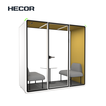 Collaborative Workspace Booth for Two