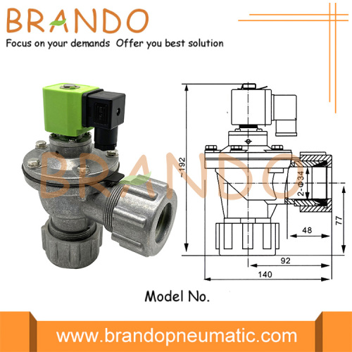 نوع SBFEC DMF-ZM-25 1 &#39;&#39; ضغط صمام النبض