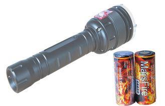 4000LM Black MarsFire Waterproof LED Dive Torch , underwate