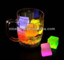 colorful lighted glow ice cube for party,bar