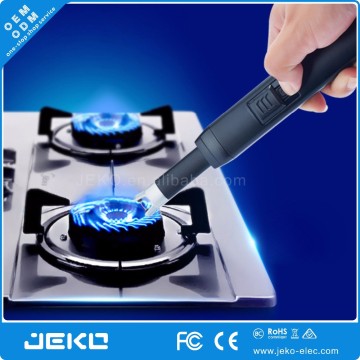 Long stick usb lighter recharge electronic arc lighter for kitchen
