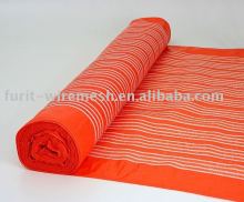 orange-white construction safety fence