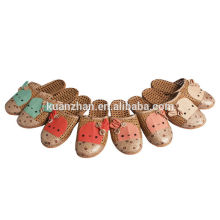 2016 High Quality massager slipper bamboo indoor slipper shoes