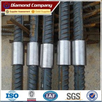 Diamond rebar splicing coupler price / rebar splicing coupler direct factory /steel rebar coupler